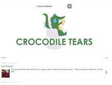 Tablet Screenshot of crocodiletears.info